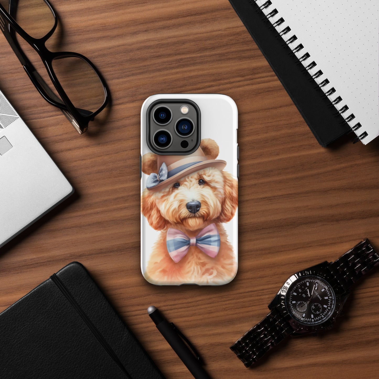 Teddy Bear Doodle Tough Case for iPhone®