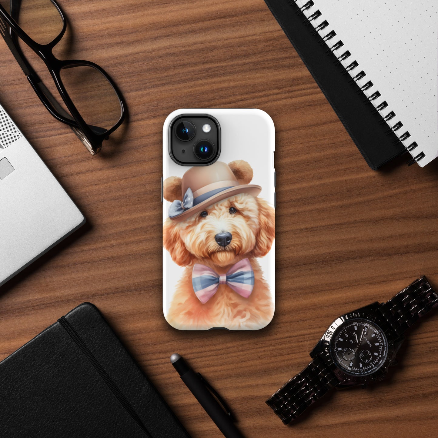 Teddy Bear Doodle Tough Case for iPhone®