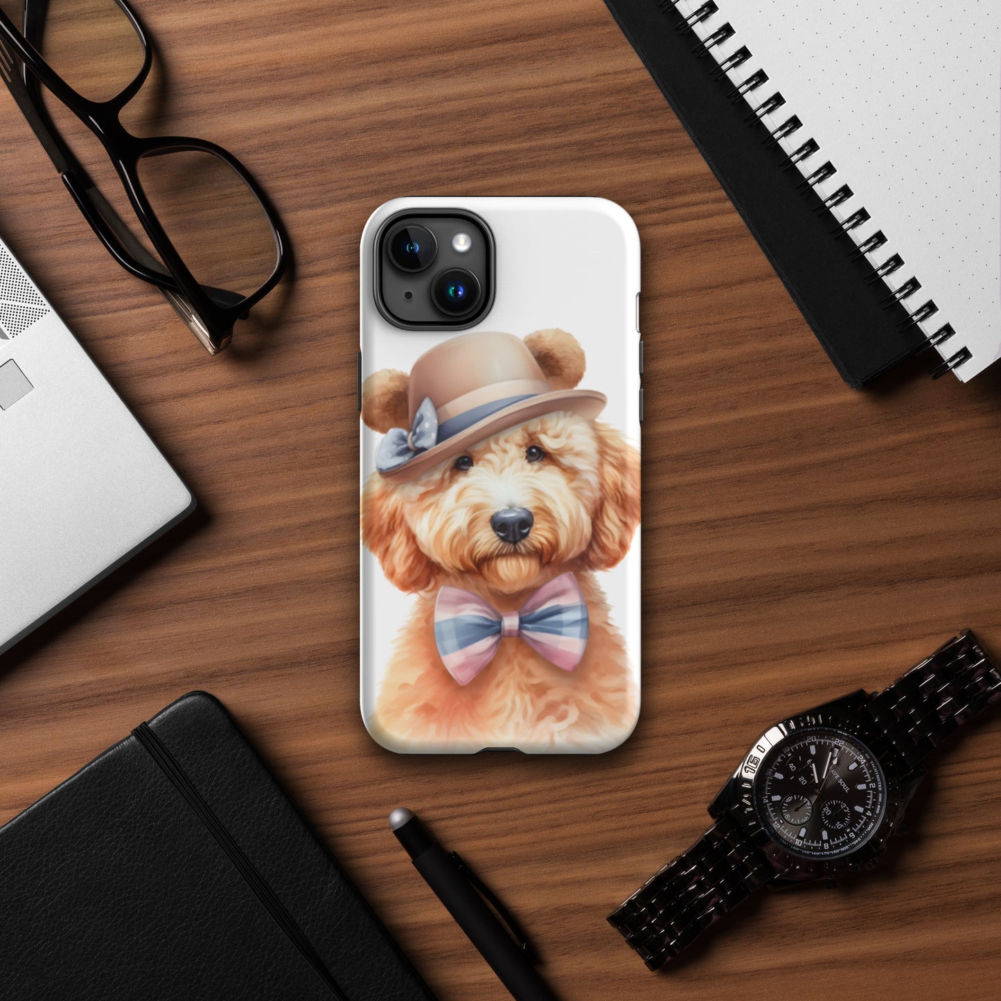 Teddy Bear Doodle Tough Case for iPhone®