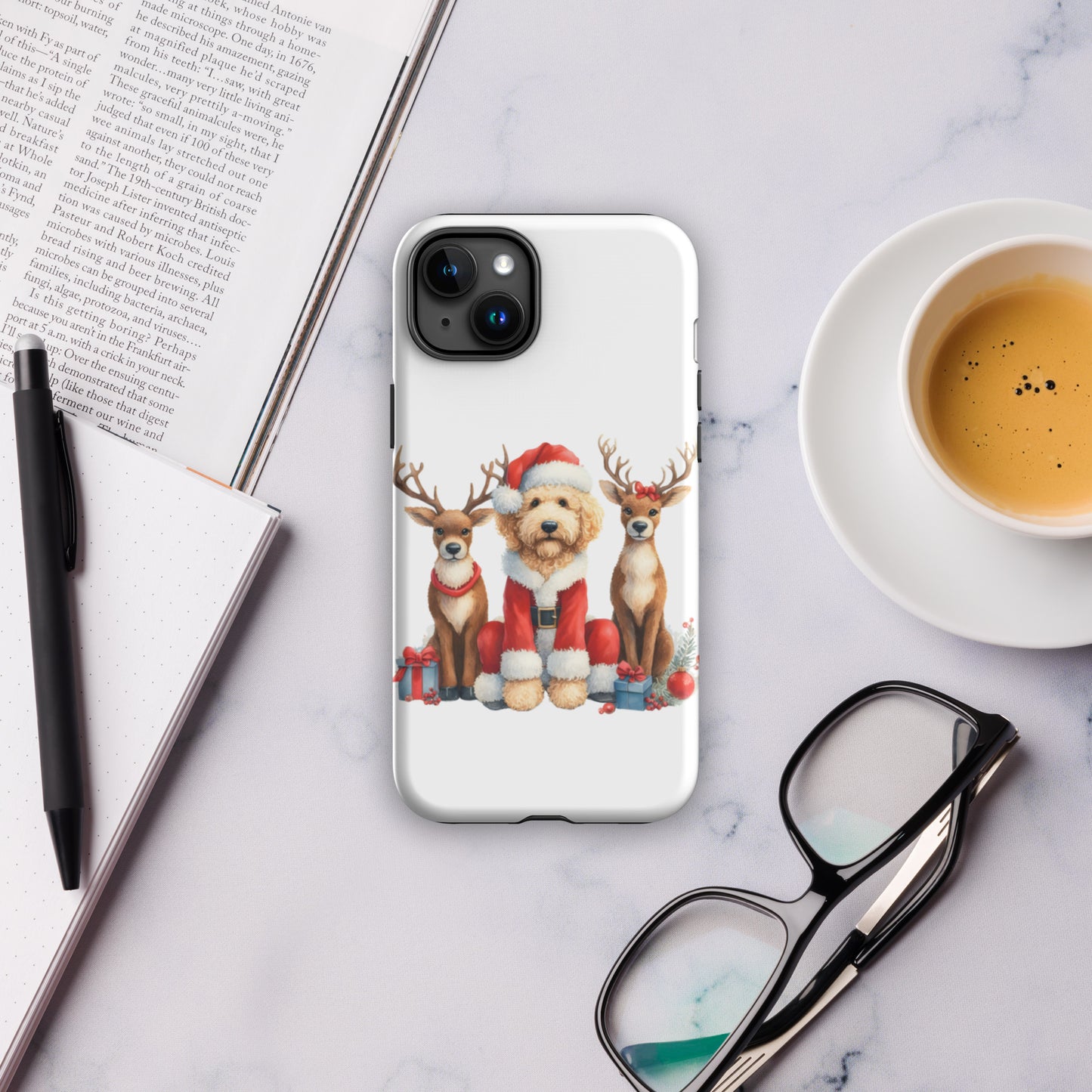 Santa Doodle Tough Case for iPhone®