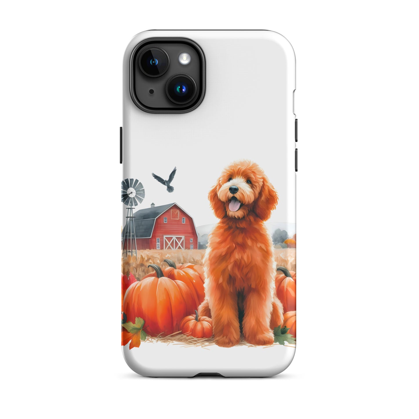 Doodle Fall Pumpkin Tough Case for iPhone®