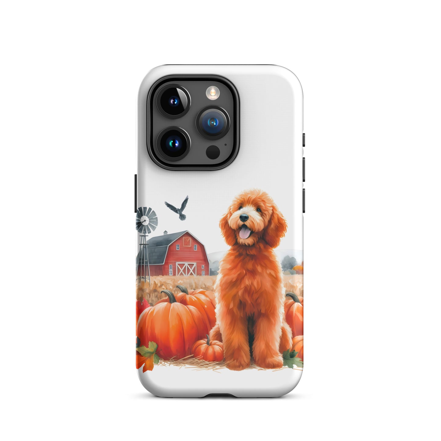 Doodle Fall Pumpkin Tough Case for iPhone®