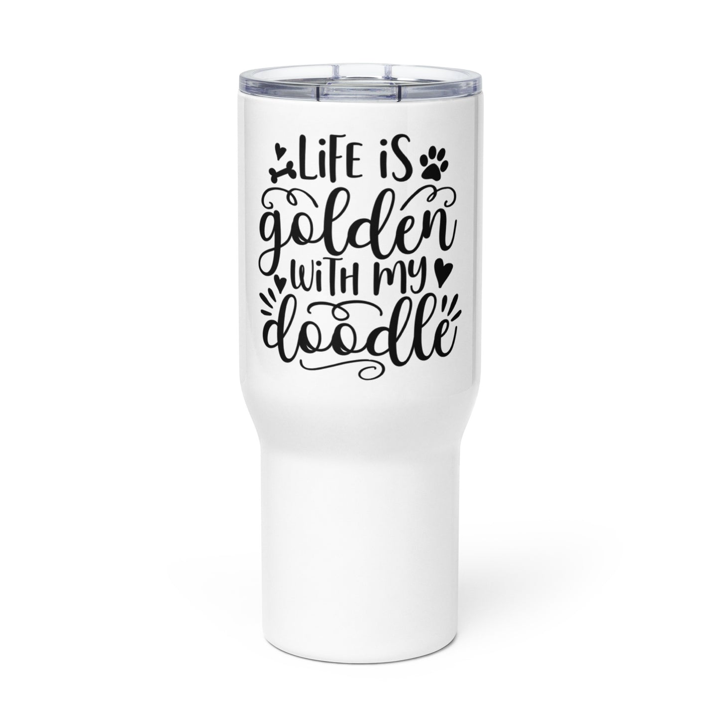 Life is Golden Travel Mug With Handle