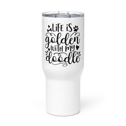 Life is Golden Travel Mug With Handle