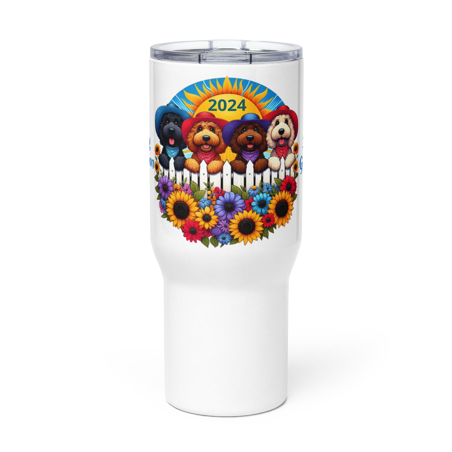 McDoodles Spring Fling Romp 2024 - Travel mug with a handle