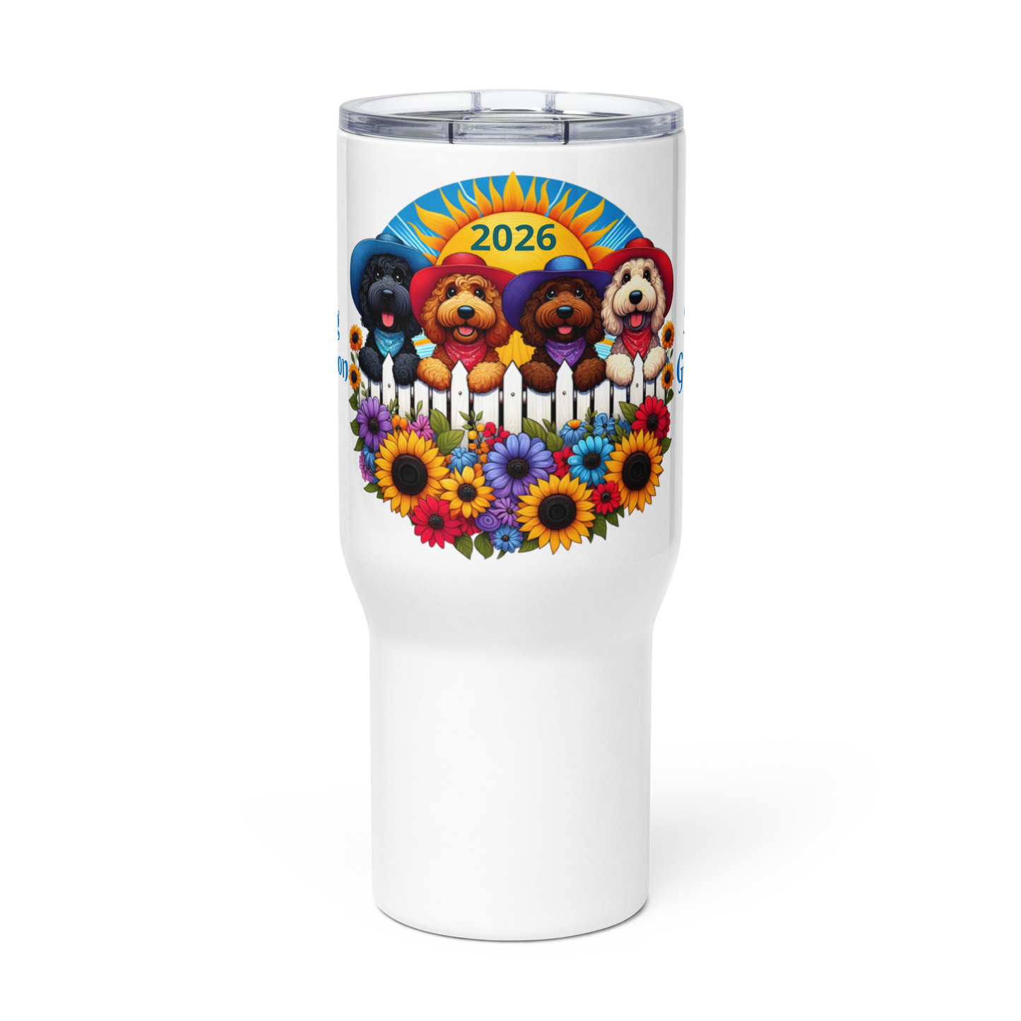 McDoodles Spring Fling Romp 2026 - Travel mug with a handle