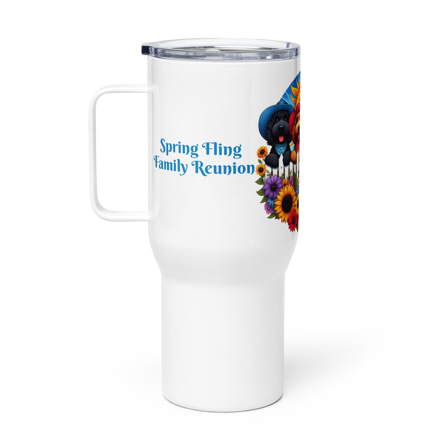 McDoodles Spring Fling Romp 2024 - Travel mug with a handle