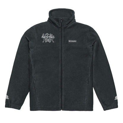 Doodle Dad Embroidered Unisex Columbia Fleece Jacket - Check out the Embroidery on the Sleeves!