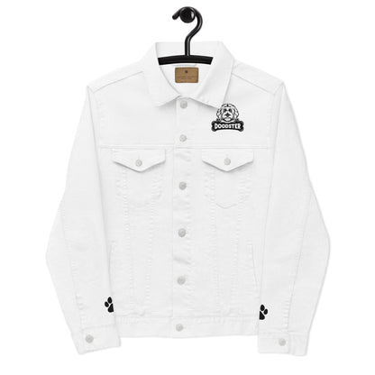 Doodster Unisex Denim Jacket - White