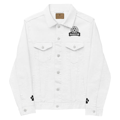 Doodster Unisex Denim Jacket - White