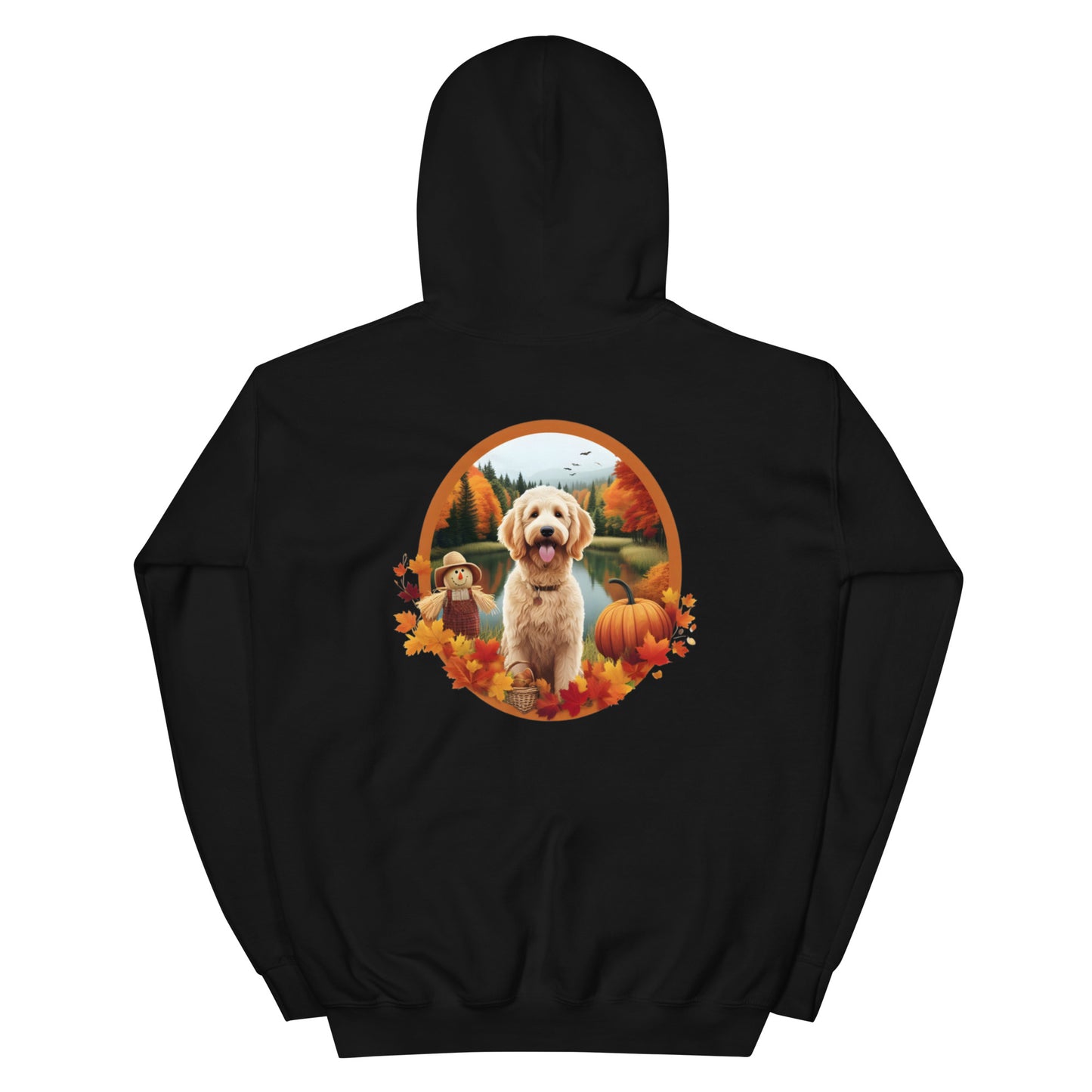 Fall Doodle Heavy Blend Unisex Hooded Sweatshirt