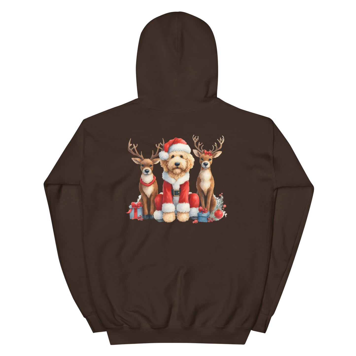 Santa Doodle Heavy Blend Unisex Hooded Sweatshirt