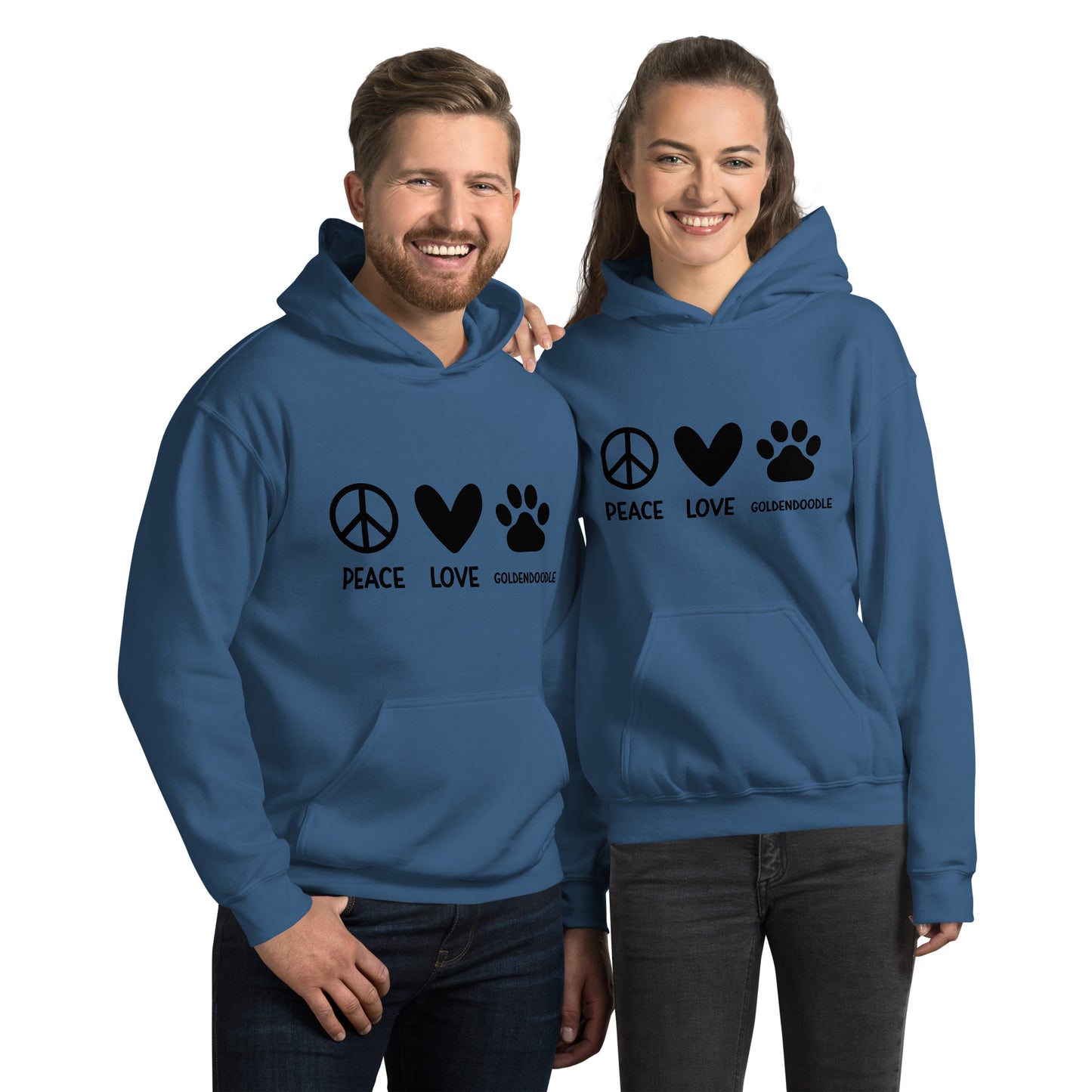 Peace Love Goldendoodles Unisex Hoodie