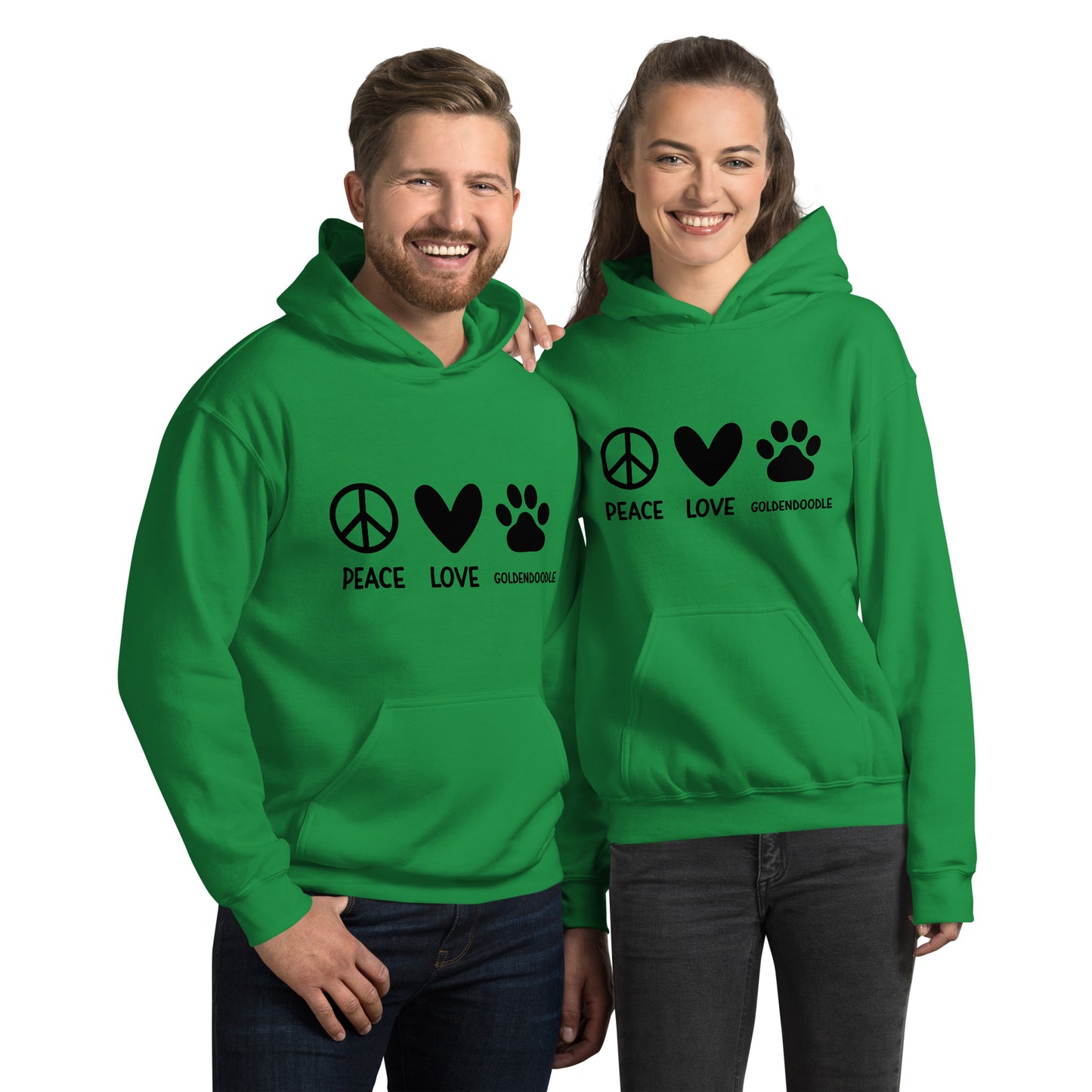 Peace Love Goldendoodles Unisex Hoodie