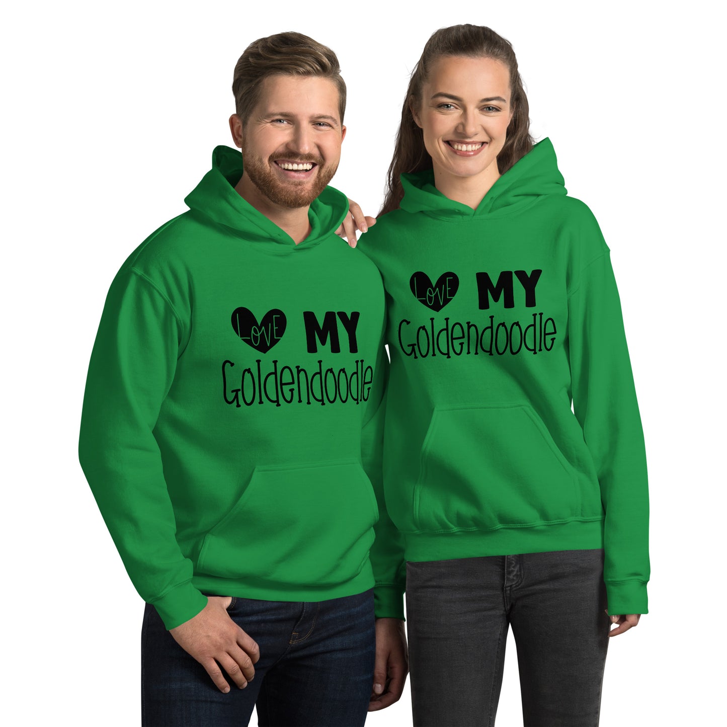 Love My Goldendoodle Unisex Hoodie