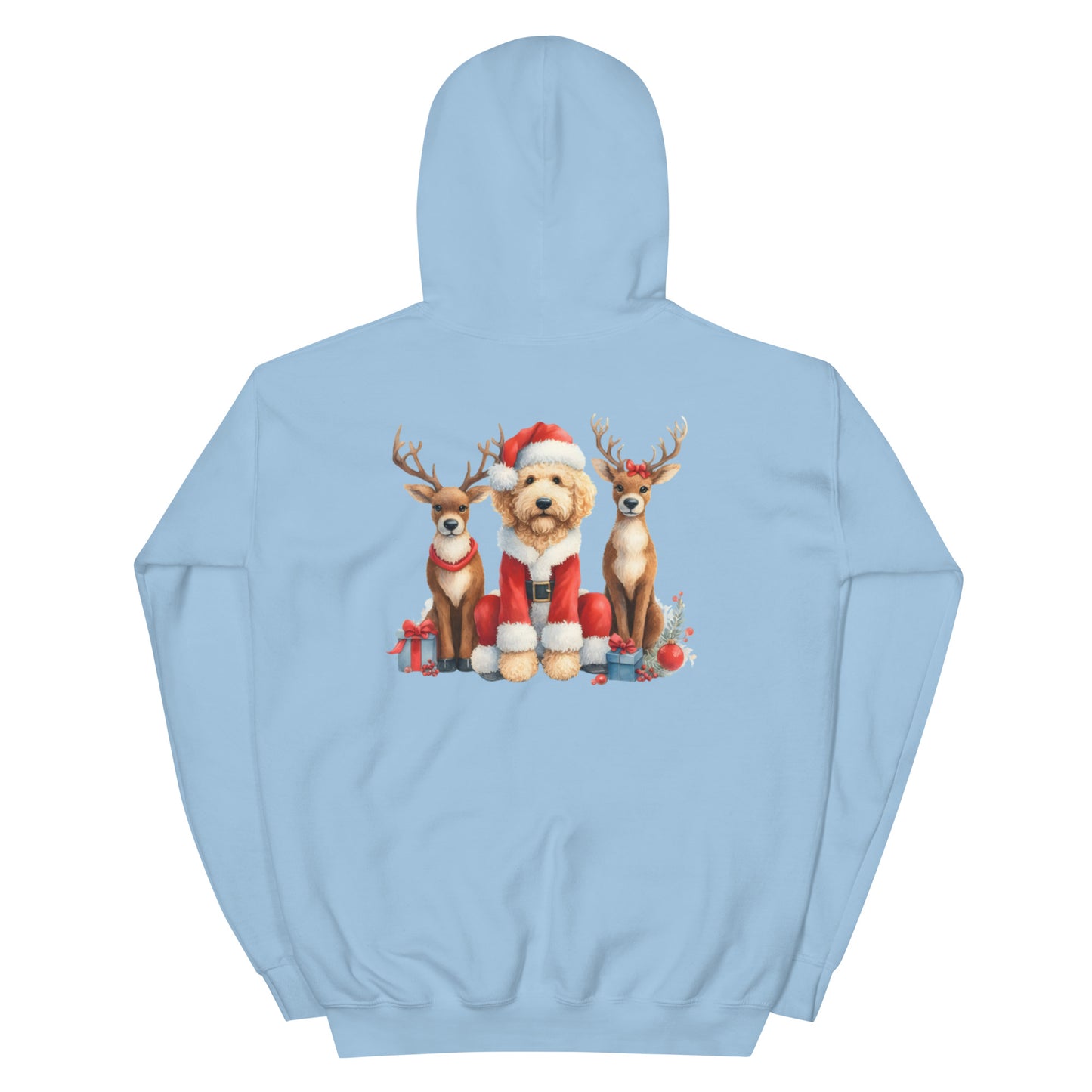 Santa Doodle Heavy Blend Unisex Hooded Sweatshirt