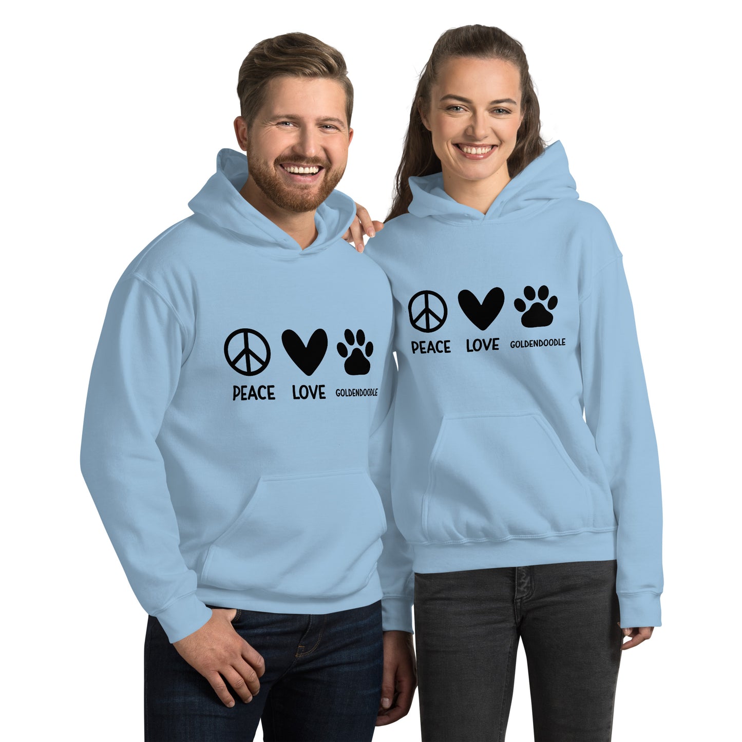 Peace Love Goldendoodles Unisex Hoodie