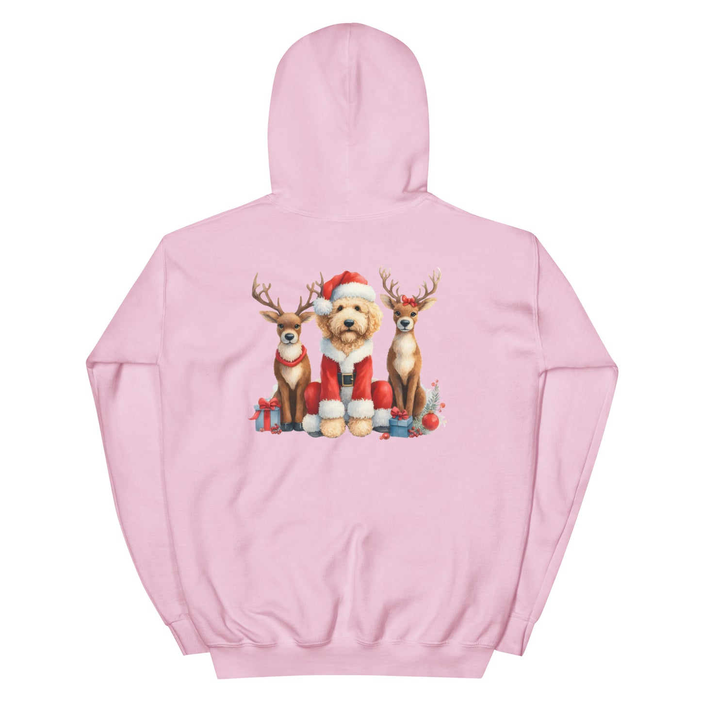 Santa Doodle Heavy Blend Unisex Hooded Sweatshirt