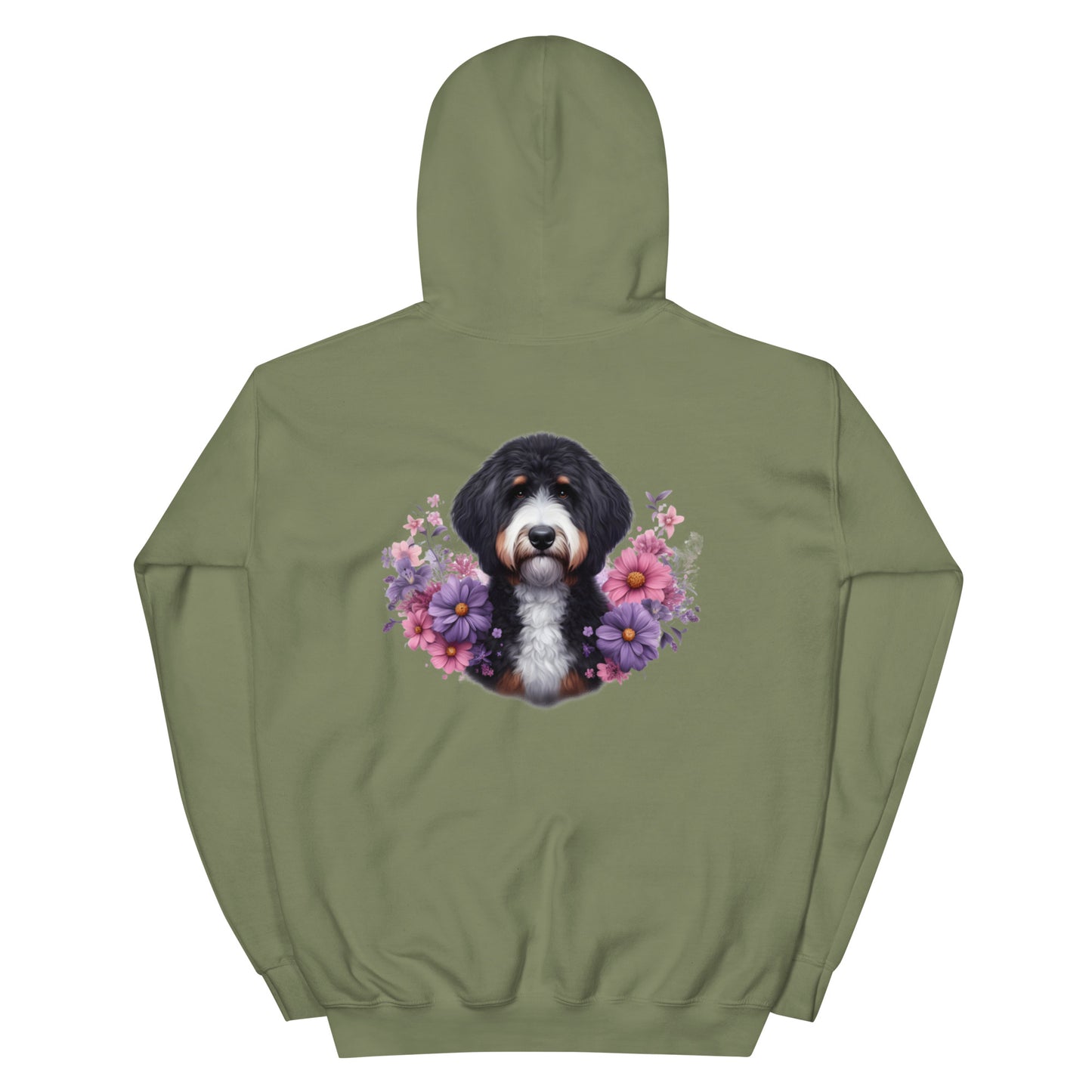 Bernedoodle Heavy Blend Unisex Hooded Sweatshirt