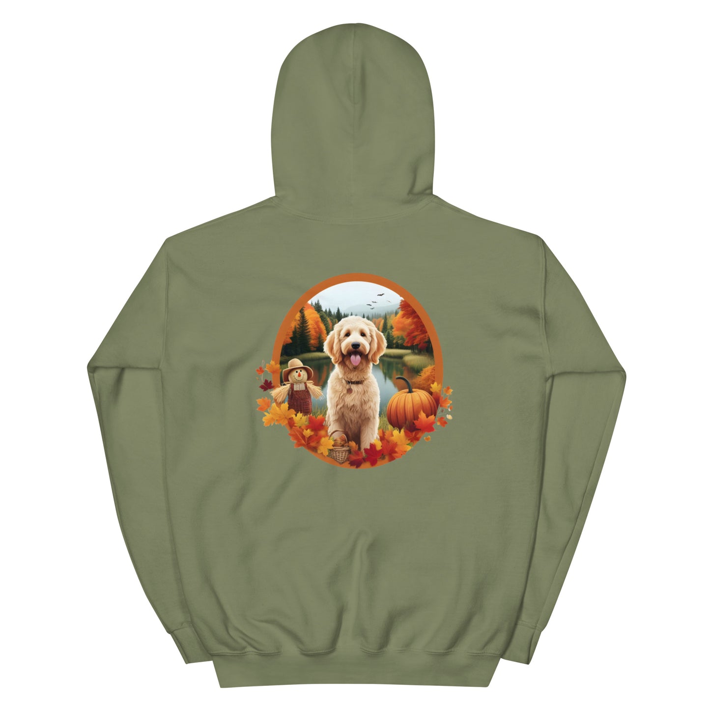 Fall Doodle Heavy Blend Unisex Hooded Sweatshirt