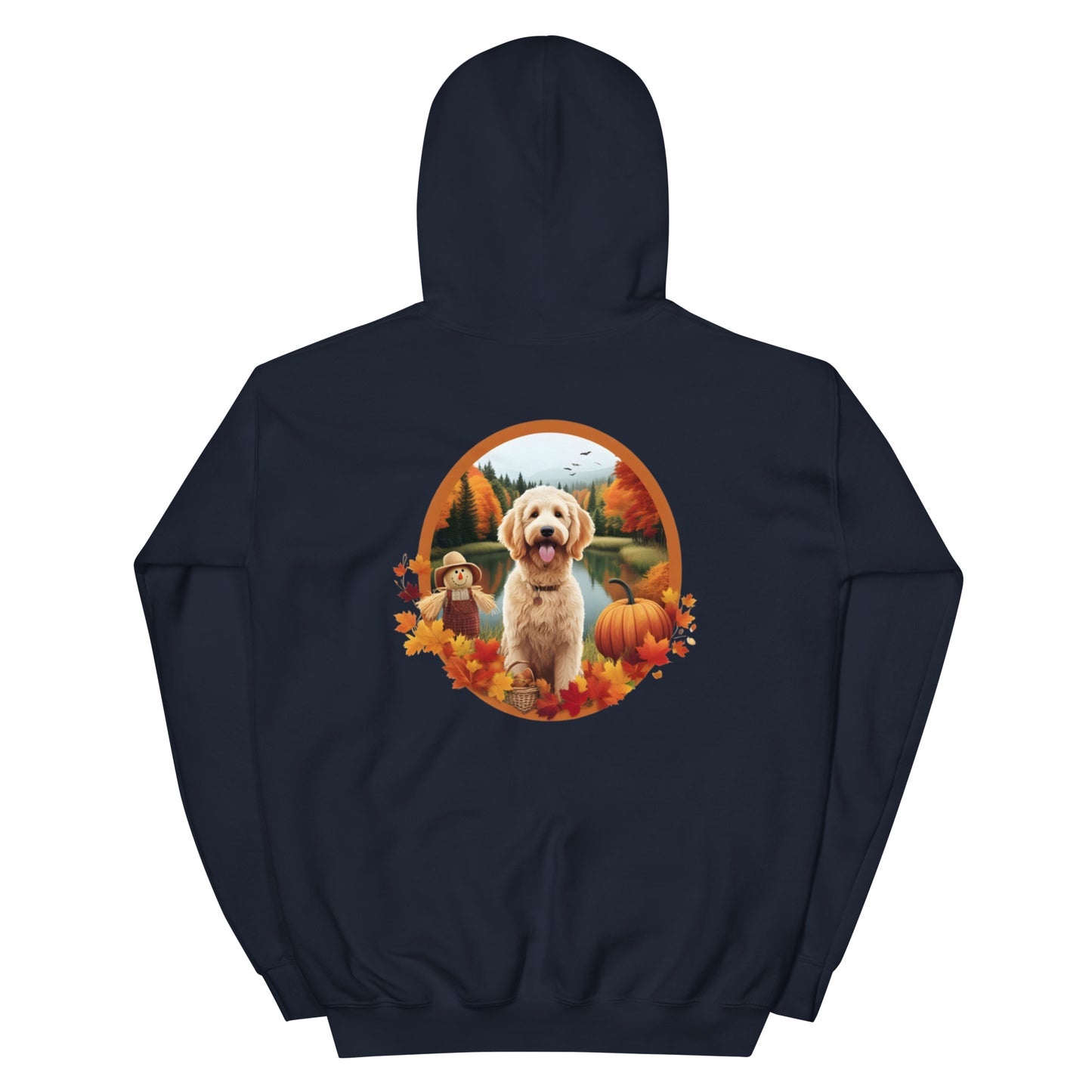 Fall Doodle Heavy Blend Unisex Hooded Sweatshirt