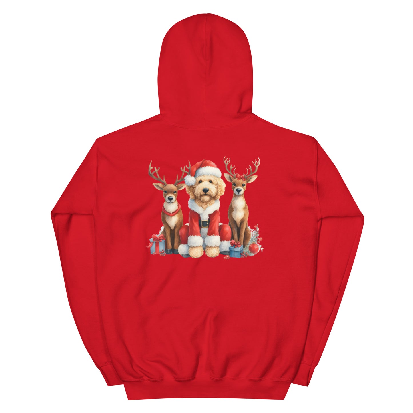 Santa Doodle Heavy Blend Unisex Hooded Sweatshirt