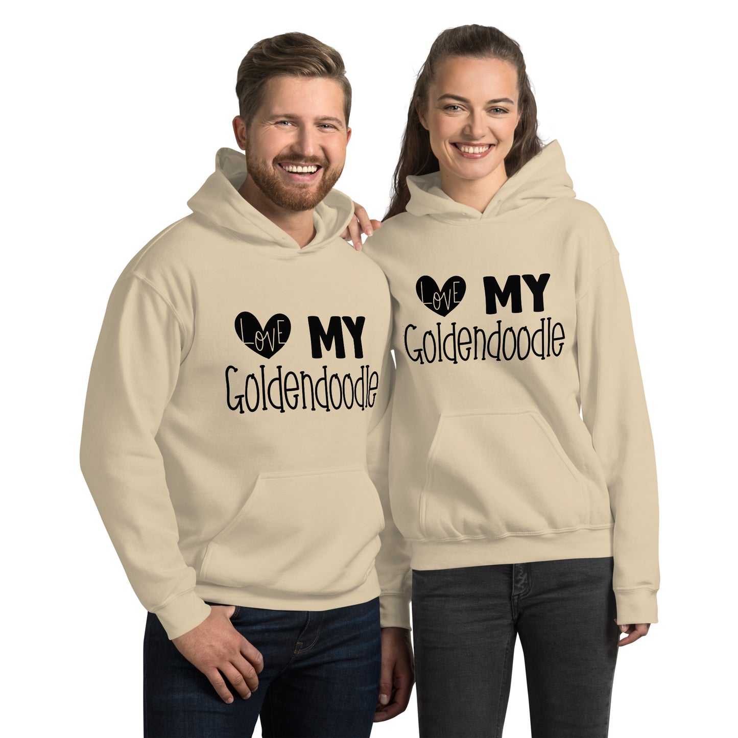 Love My Goldendoodle Unisex Hoodie