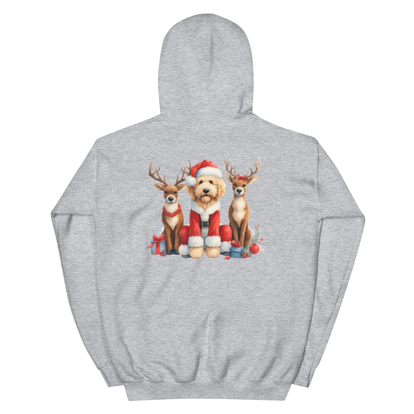 Santa Doodle Heavy Blend Unisex Hooded Sweatshirt