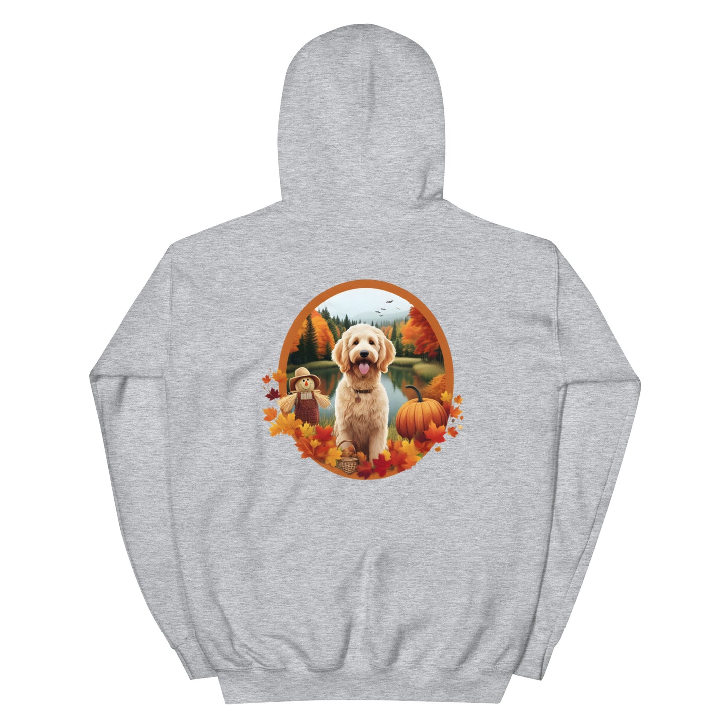 Fall Doodle Heavy Blend Unisex Hooded Sweatshirt