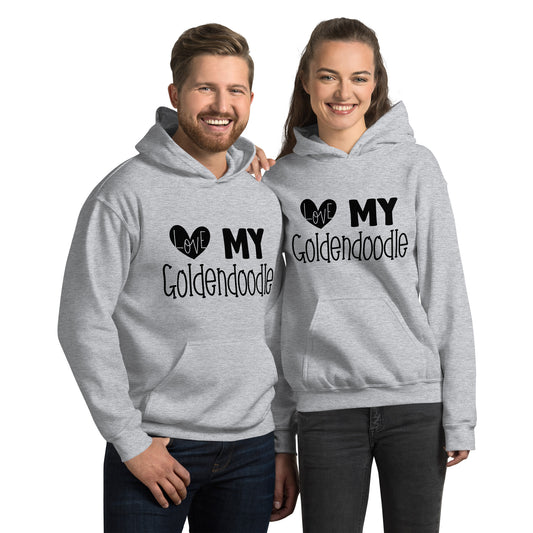 Love My Goldendoodle Unisex Hoodie