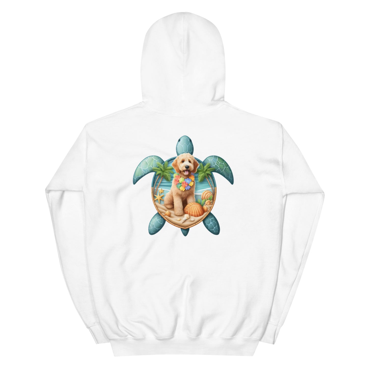 Sea Turtle Doodle Unisex Heavy Blend Hooded Sweatshirt