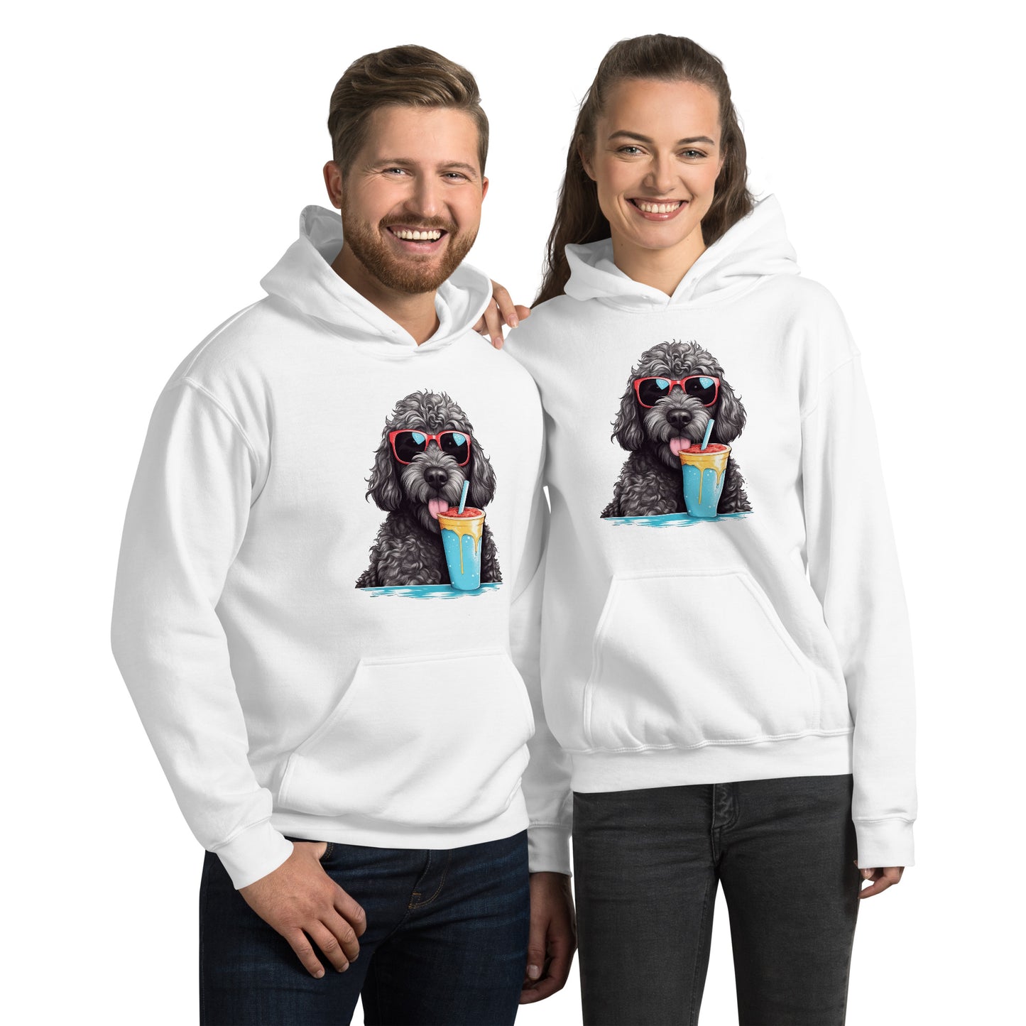 Black Doodle Unisex Hoodie