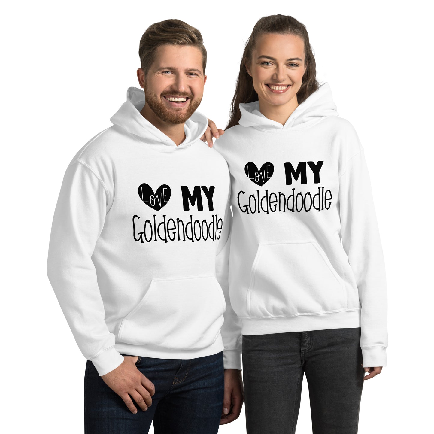 Love My Goldendoodle Unisex Hoodie