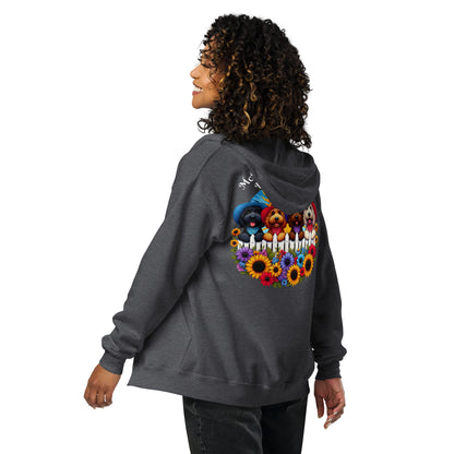 McDoodles Spring Fling Romp 2024 - Gildan Unisex Heavy Blend Zip Hoodie