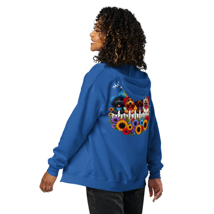 McDoodles Spring Fling Romp 2024 - Gildan Unisex Heavy Blend Zip Hoodie