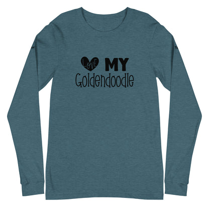 Love My Goldendoodle Unisex Long Sleeve Tee - Customize It!