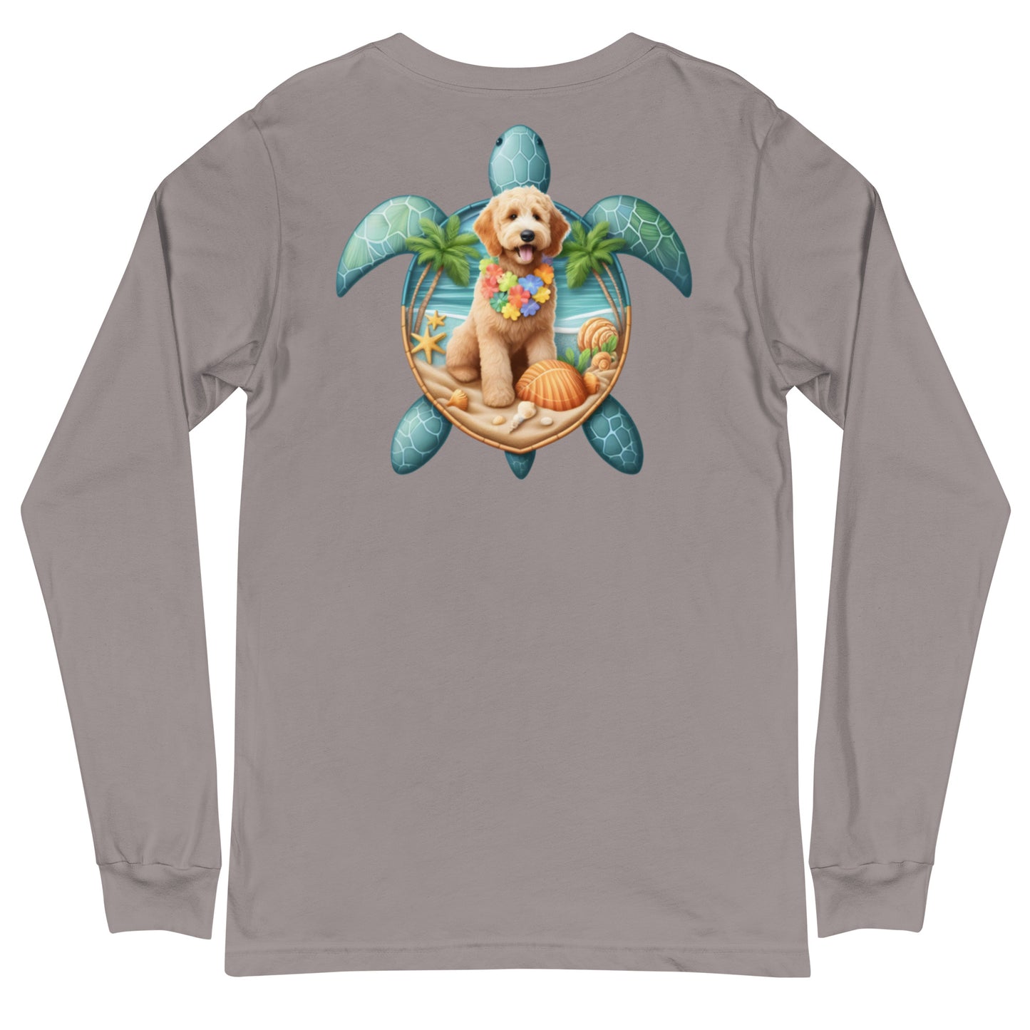 Sea Turtle Doodle Unisex Long Sleeve T Shirt