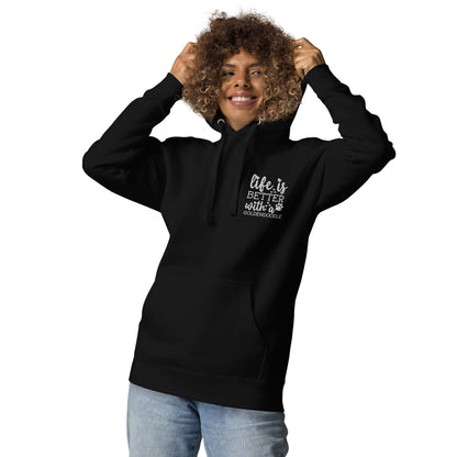 Life is Better with a Goldendoodle Embroidered Unisex Hoodie