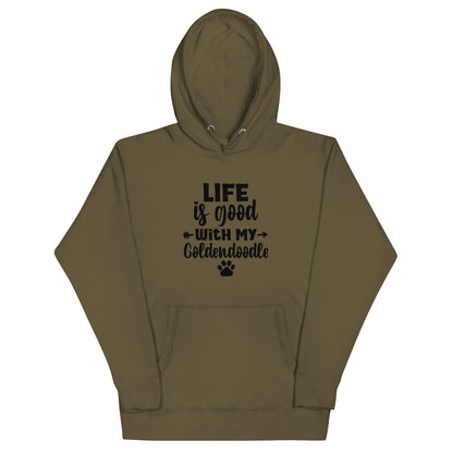 Life Is Good Goldendoodle Unisex Hoodie