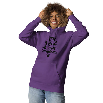 Life Is Good Goldendoodle Unisex Hoodie