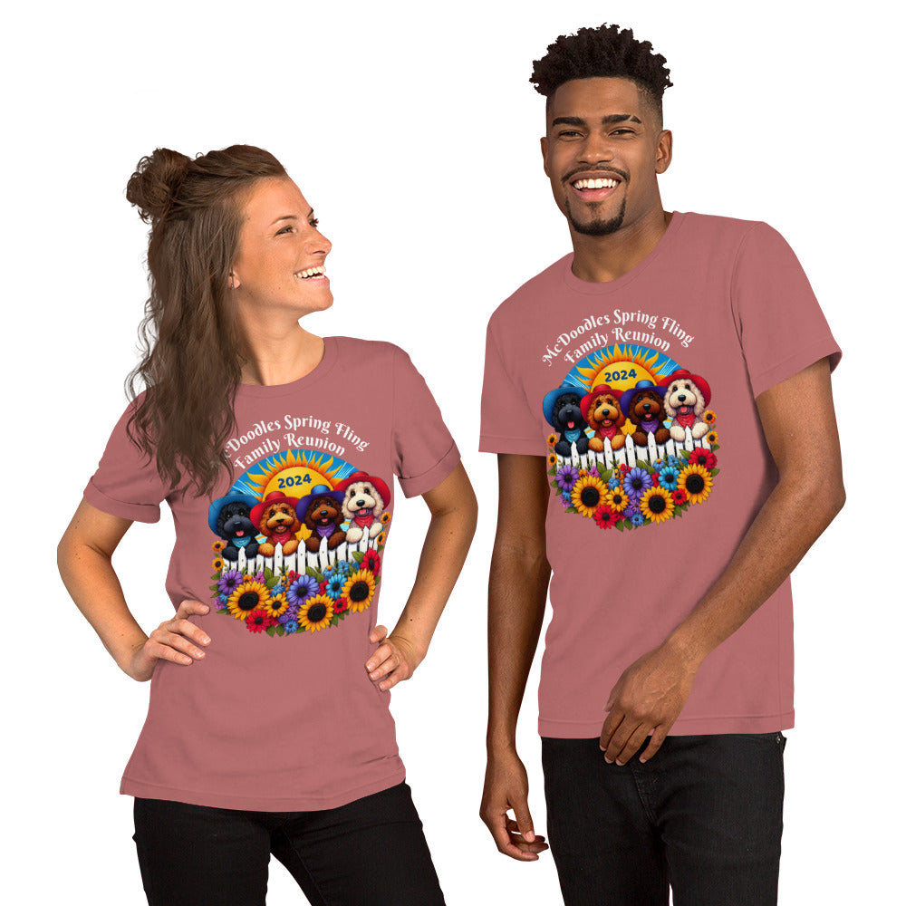 McDoodles Spring Fling Romp 2024 - Unisex Lightweight T Shirt - S-4X!