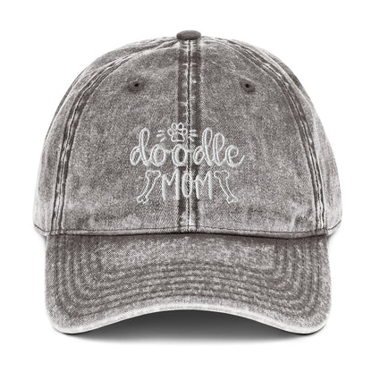 Doodle Mom Embroidered - Vintage Cotton Twill Cap