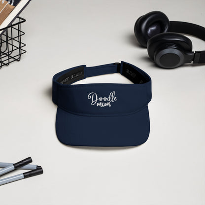 Doodle Mom Embroidered Visor