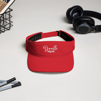 Doodle Mom Embroidered Visor