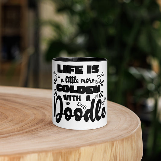 Life is Golden Mug with Color Inside