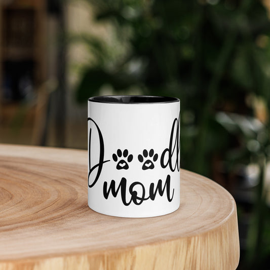 Doodle Mom Mug with Color Inside