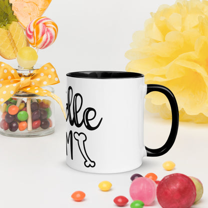 Doodle Mom Mug with Color Inside - Super Cute!