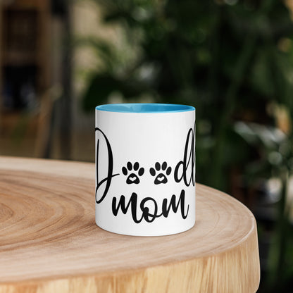 Doodle Mom Mug with Color Inside