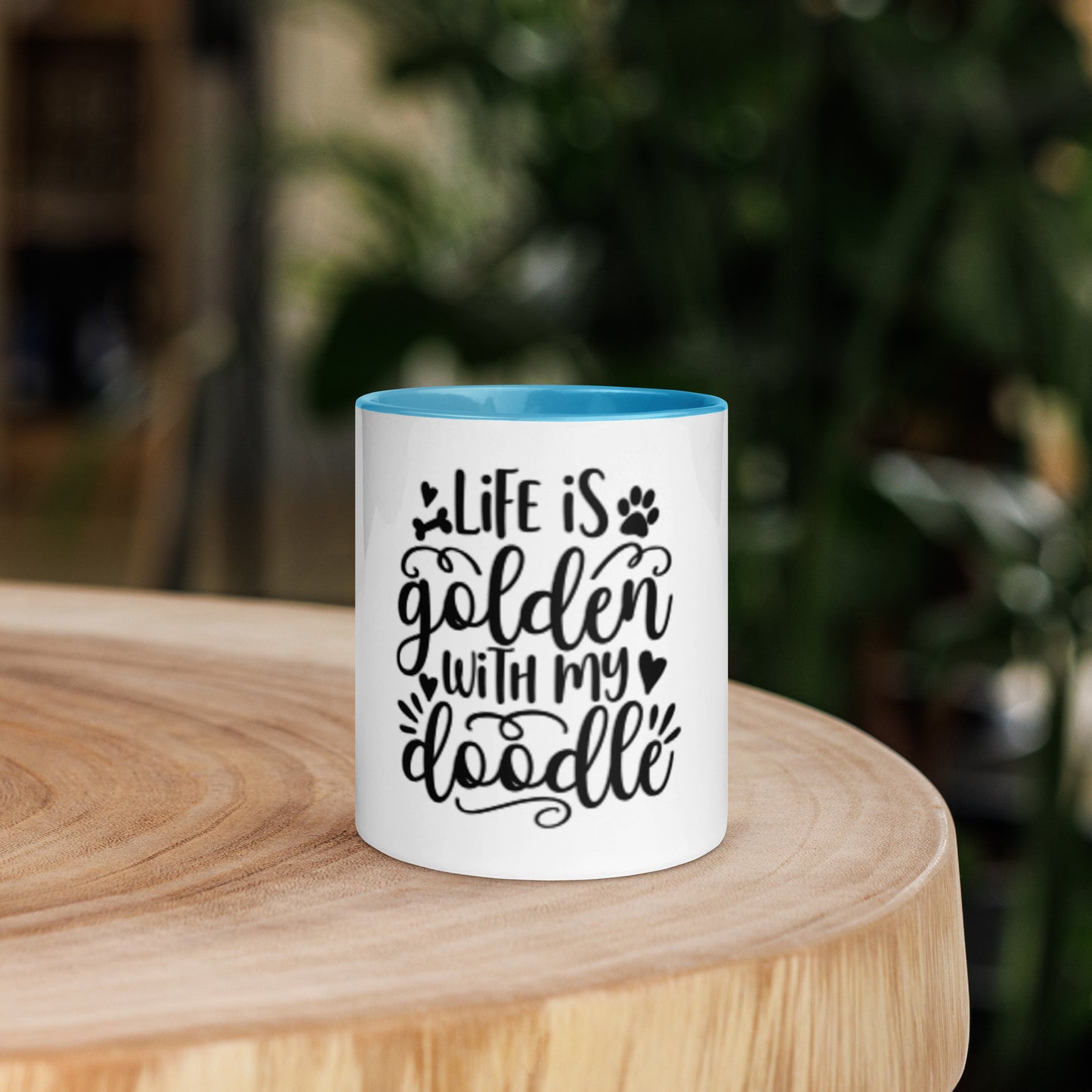 Life is Golden Mug with Color Inside