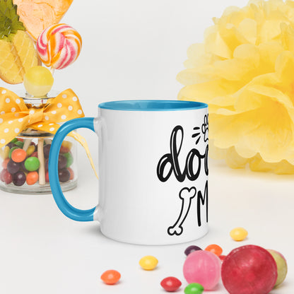 Doodle Mom Mug with Color Inside - Super Cute!